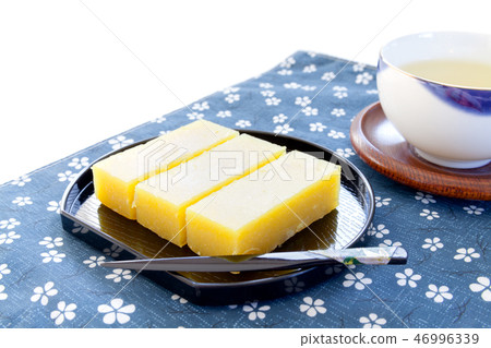 Yam-Yim-mochi, Yam-Yokan, Yam-Yim-mochi, Yam-Yim-mochi, Imo-Yokan, Tea, Japanese Tea 46996339