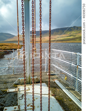 The Storr Lochs hydroelectric power station nestled under the mountains of the Trotternish Peninsula The Storr Lochs hydroelectric power station nestled under the mountains of the Trotternish Peninsula 46996750