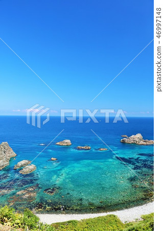 Hokkaido Blue island Shimaken coast 46997148