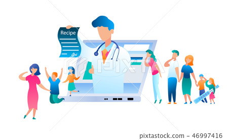 Vector Doctor Online has Written Treatment Recipe 46997416