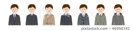 Businessman standard coat 7 types set Businessman standard coat 7 types set 46998342