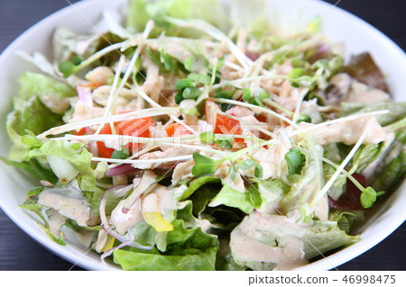 Steamed chicken salad Steamed chicken salad 46998475