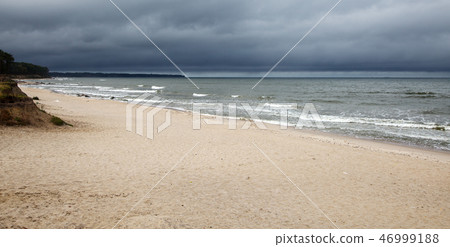 seascape on gloomy autumn day 46999188