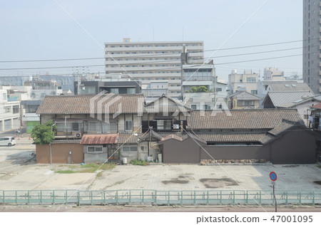 window on city outside at Kagawa Prefecture window on city outside at Kagawa Prefecture 47001095