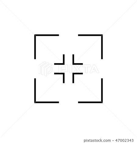 Black aim icon. Sniper scope crosshairs sign. Black aim icon. Sniper scope crosshairs sign. 47002343