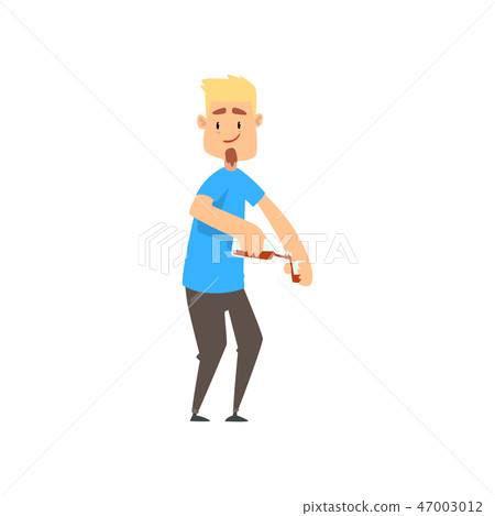 Drunk guy pouring a glass of alcoholic beverage, funny guy character drinking alcohol vector Drunk guy pouring a glass of alcoholic beverage, funny guy character drinking alcohol vector 47003012