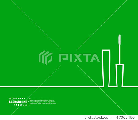 Abstract creative concept vector line draw background for web, mobile app, illustration template 47003496