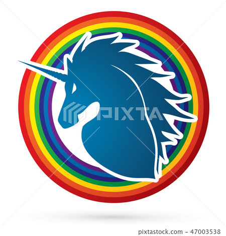 Unicorn Head graphic vector. Unicorn Head graphic vector. 47003538