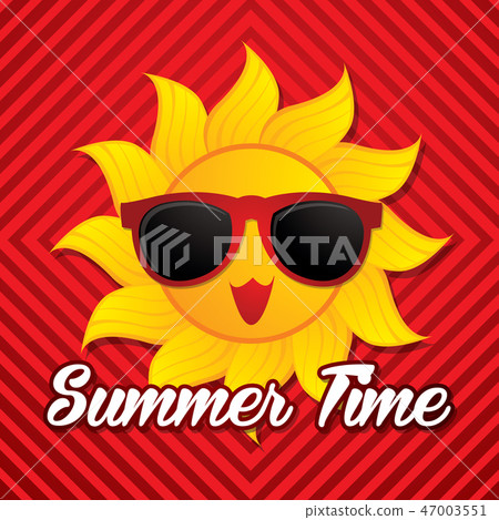 Summer time graphic vector. Summer time graphic vector. 47003551