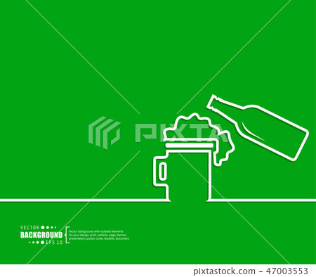 Abstract creative concept vector line draw background for web, mobile app, illustration template Abstract creative concept vector line draw background for web, mobile app, illustration template 47003553