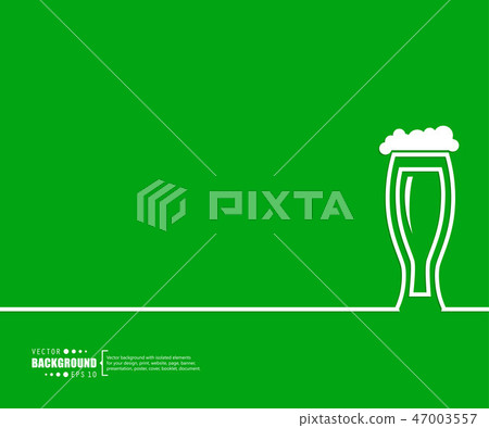 Abstract creative concept vector line draw background for web, mobile app, illustration template 47003557