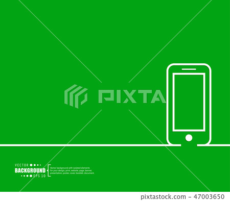 Abstract creative concept vector line draw background for web, mobile app, illustration template 47003650