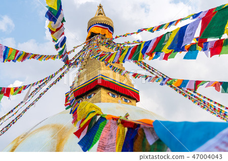 Boudhanath Stupa in Kathmandu, Nepal Boudhanath Stupa in Kathmandu, Nepal 47004043