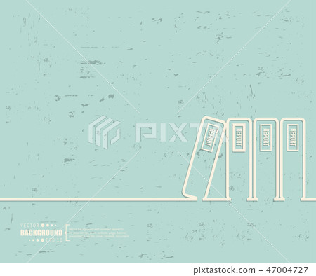 Abstract creative concept vector line draw background for web, mobile app, illustration template 47004727