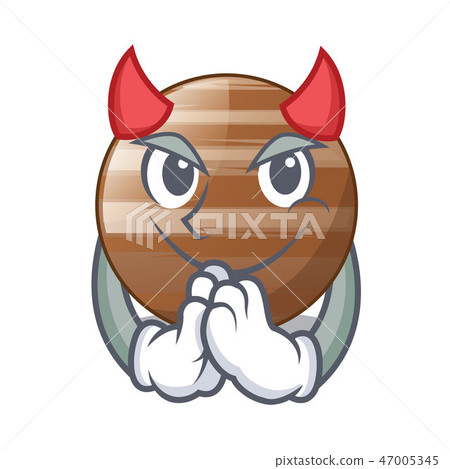 Devil jupiter planet the isolated with mascot Devil jupiter planet the isolated with mascot 47005345