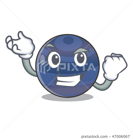 Successful neptune planet the isolated with mascot Successful neptune planet the isolated with mascot 47006067