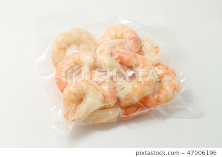 蝦的冷凍儲存，魚和貝類的真空包裝 47006196
