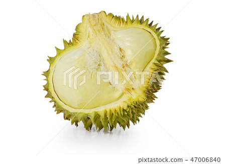 Durian isolated on white background 47006840