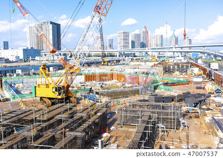 公寓/建築施工現場 47007537