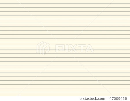 Blank yellow sheet with lines. Empty page from a book. mock up. 47009436