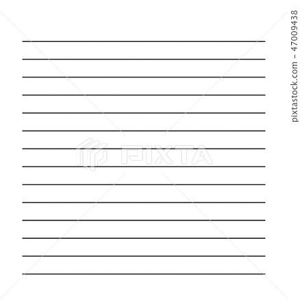 Blank white sheet with lines. Empty page from a book. mock up. 3 Blank white sheet with lines. Empty page from a book. mock up. 3 47009438