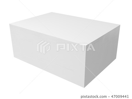 Stack of papers. White blank sheets isolated on white background Stack of papers. White blank sheets isolated on white background 47009441