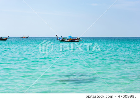 Boat in the sea at Phuket, Thailand. 47009983
