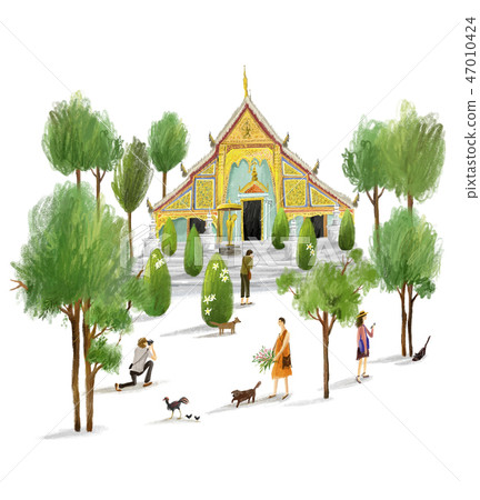 泰國的寺廟和自然之旅 47010424