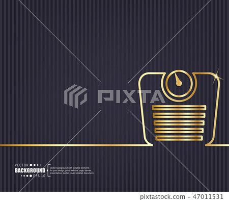 Abstract creative concept vector line draw background for web, mobile app, illustration template 47011531