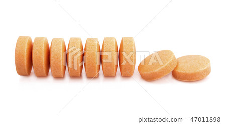 Tablets pills medicine medical on white background Tablets pills medicine medical on white background 47011898