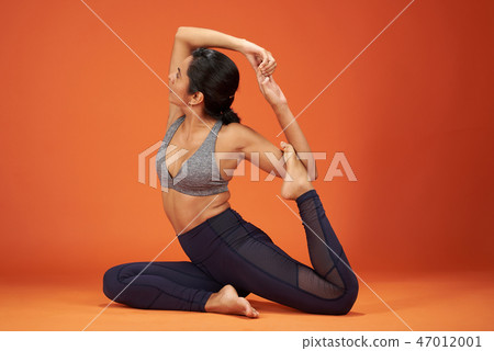 Yoga Pose  One Legged King Pigeon 47012001