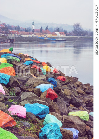 Scenery of Szentendre, Hungary, purple filter Scenery of Szentendre, Hungary, purple filter 47013017