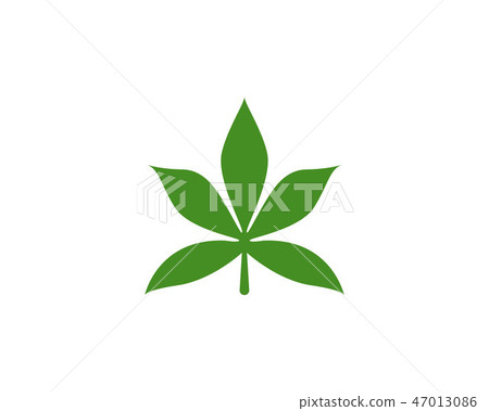 green leaf ecology nature element vector icon 47013086