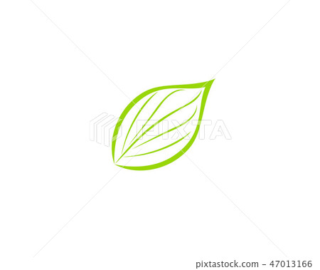 green leaf ecology nature element vector icon 47013166