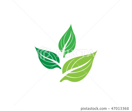 green leaf ecology nature element vector icon - Stock Illustration ...