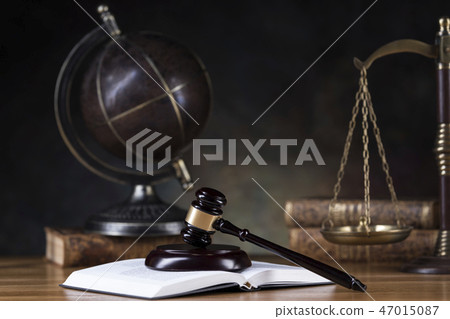 Globe, Law and justice concept Globe, Law and justice concept 47015087