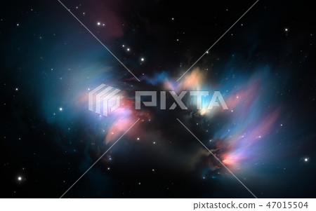 Stellar system and nebula. Interstellar cloud 47015504