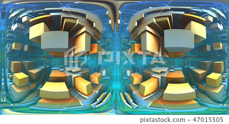 360 degree labyrinth, abstract maze background 47015505