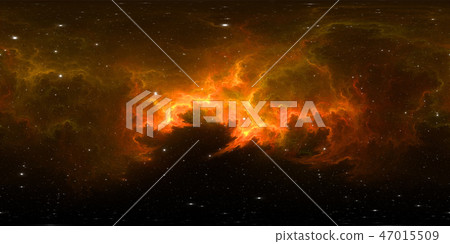 360 degree space nebula panorama 47015509