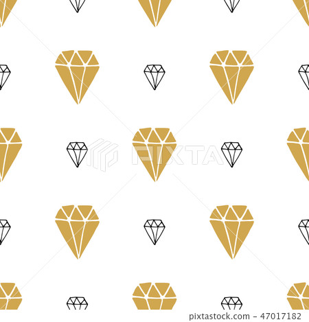 Diamond seamless pattern vector illustration. - Stock Illustration ...