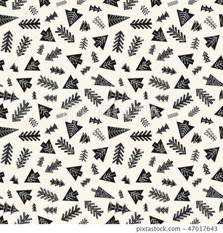 Seamless Christmas pattern 47017643
