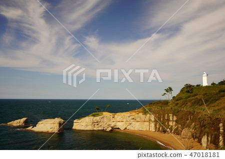 Kasaya lighthouse of clear weather Kasaya lighthouse of clear weather 47018181