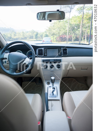 interior of modern car interior of modern car 47018632