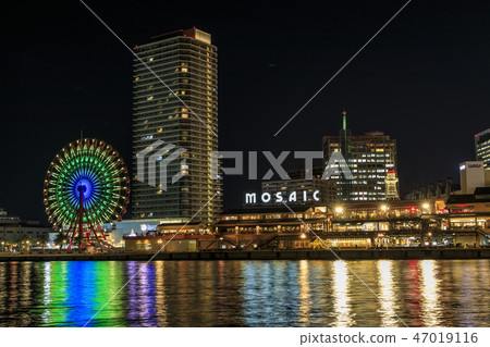 神戶港港口土地美利堅公園夜景 47019116