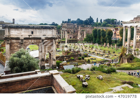 Ruins of Roman Forum.  Rome. Italy 47019778