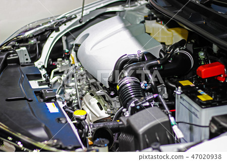 Details inside of a private car engine. Details inside of a private car engine. 47020938