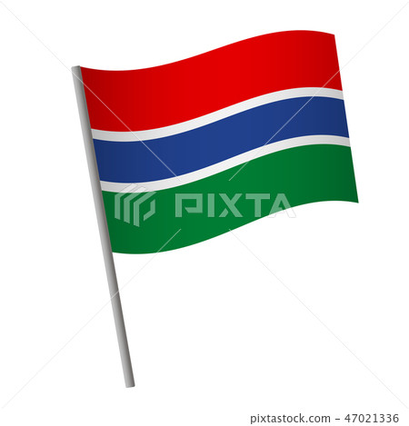 Gambia flag icon 47021336