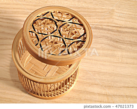Takesenji work Bamboo work accessory case Takesenji work Bamboo work accessory case 47021373
