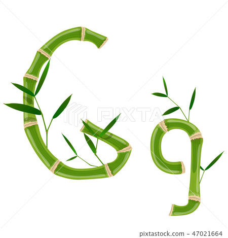 Bamboo letter G Bamboo letter G 47021664