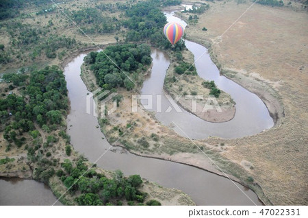 Kenya, Masai Mara, Balloon Safari, Mara River 47022331